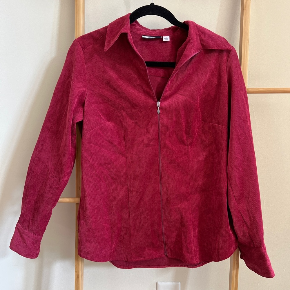 Vintage 90’s Croft & Barrow zip up shirt